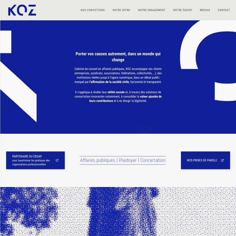 Koz conseil, cabinet de conseil en lobbying citoyen