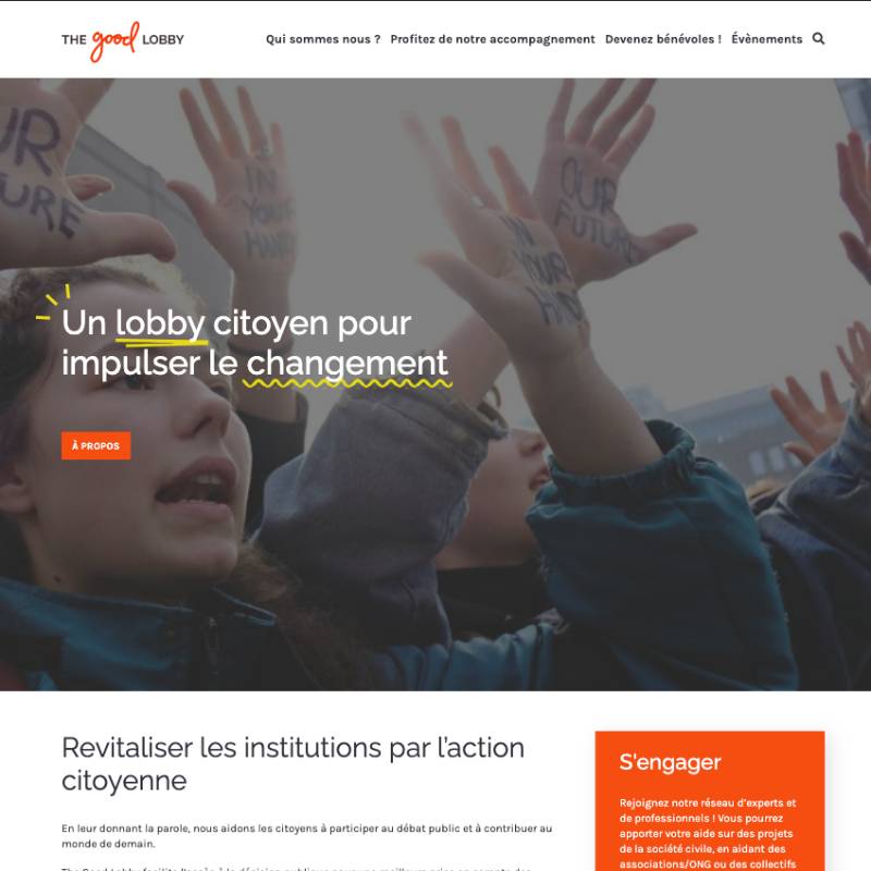 The good lobby - Un lobby citoyen pour impulser le changement